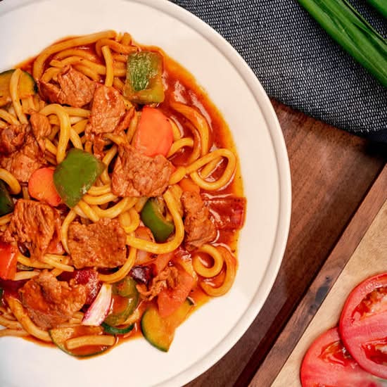 M3 Stir-fried Tomato Beef Noodle M3 蕃茄炒面